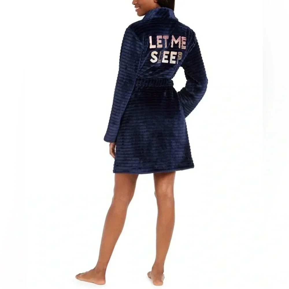 Let Me Sleep Plush Robe